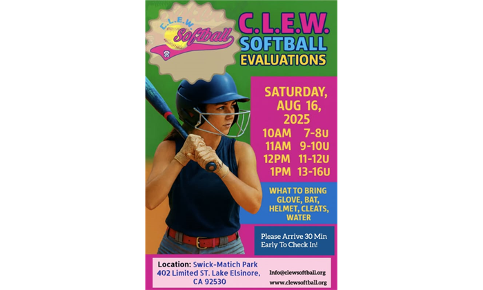 CLEW Softball Evaluations