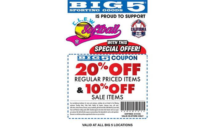 Big 5 Special Offer!