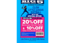 20% off at Big 5 Sporting goods